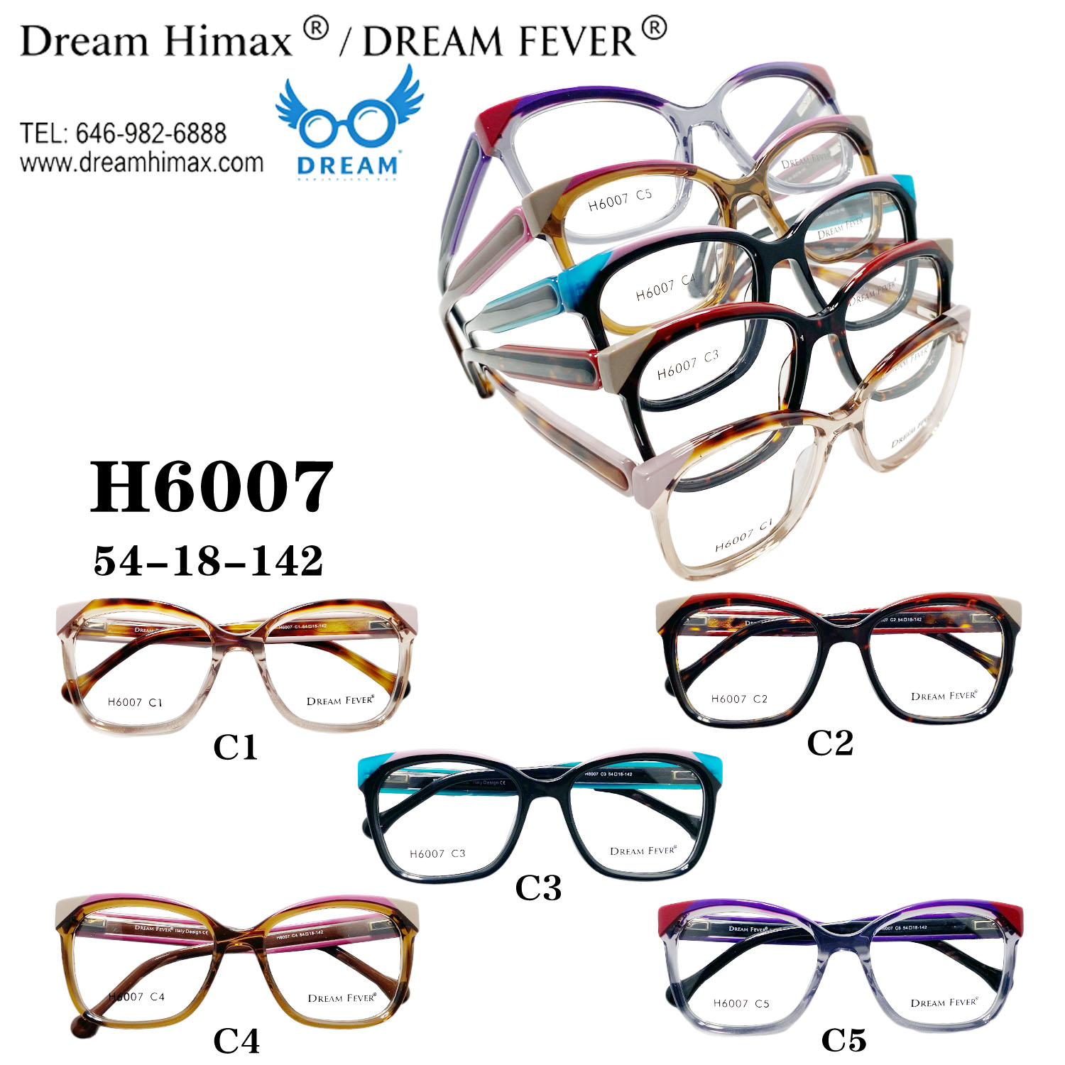 H6007 acetate frame